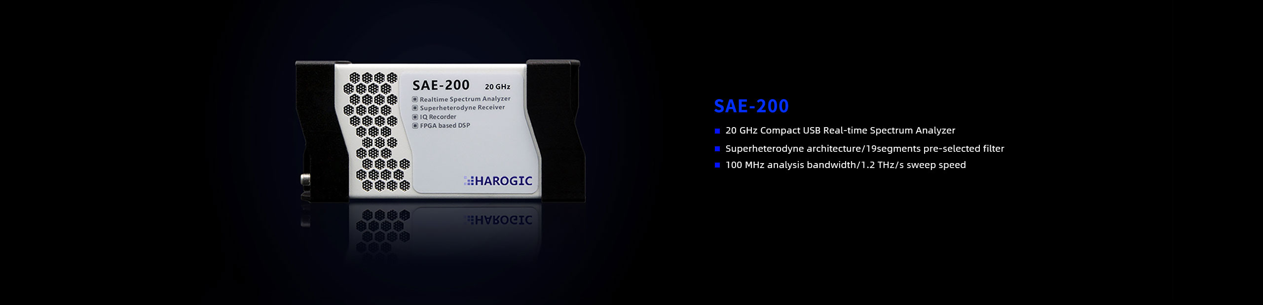 SAE-20020 GHz Compact Real-Time Spectrum Analyzer